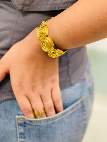 Golden Statement Bracelet